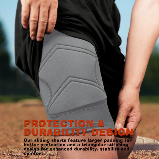 Soared Youth Baseball Sliding Shorts with Cup Pocket Padded Compression Underwear for Baseball Softball for Boys Girls