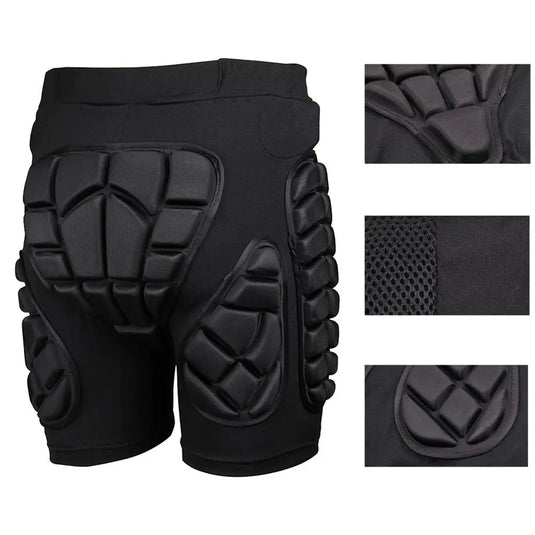 Soared 3D Protection Hip Butt Padded Short Pants for Skiing and Snowboarding
