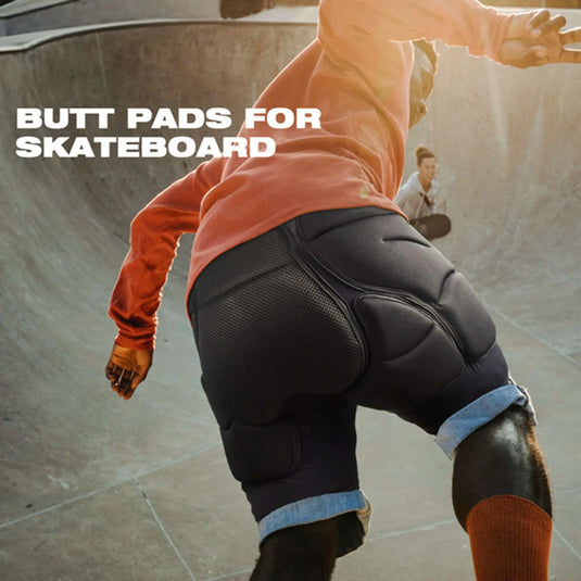 Protective Padded Compression Shorts for Snowboard, Skate, Ski, Football,  Basketball - Hip, Butt and Tailbone Padding